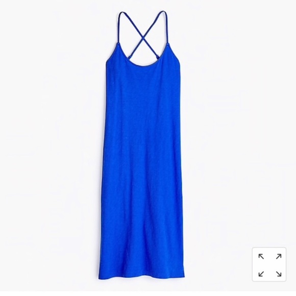 J. Crew Dresses & Skirts - Jcrew cotton spaghetti strap dress, M